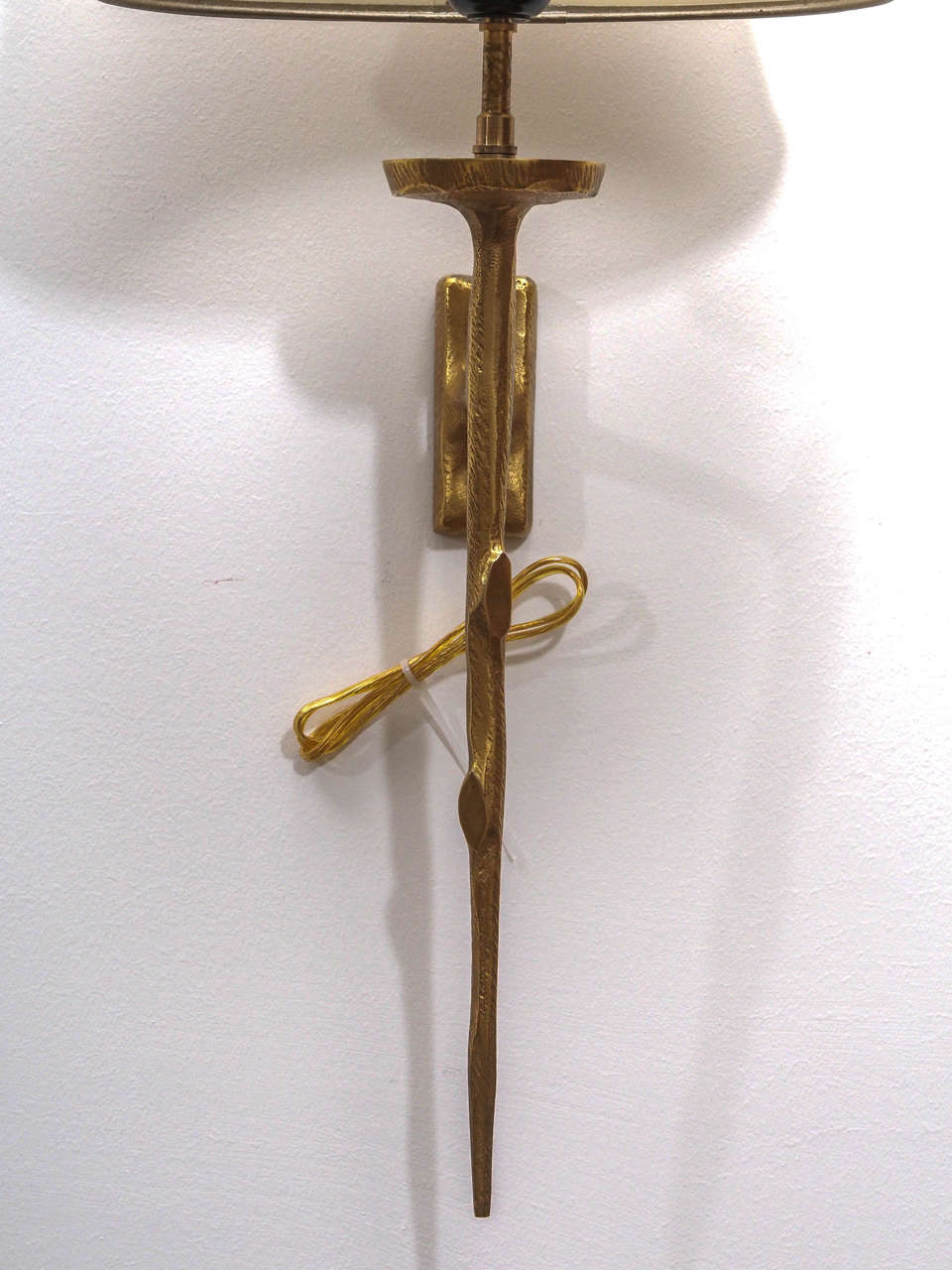 sale Gilt Bronze Sconce in the style of Felix Agostini 1